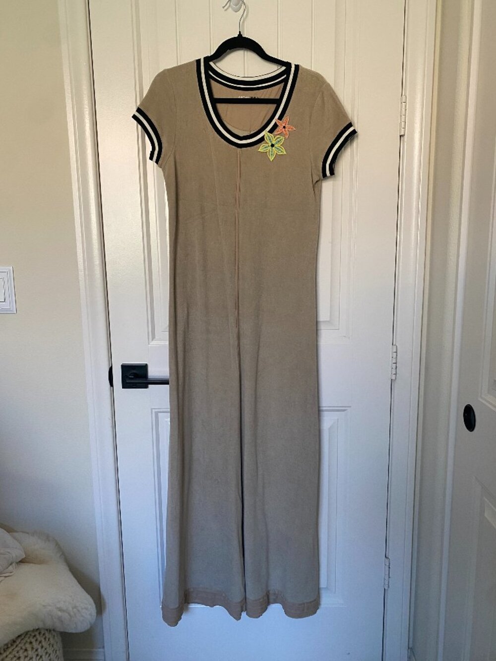 Marc Cain Sports | Terry Floral Patchwork Maxi Dress Size N4